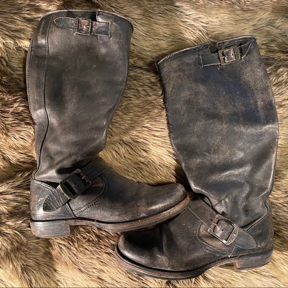 Frye Shoes - Frye knee high engineer boots
